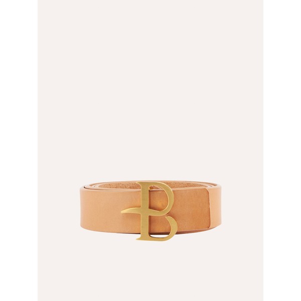 バランタイン レディース ベルト アクセサリー Leather Belt Camelの