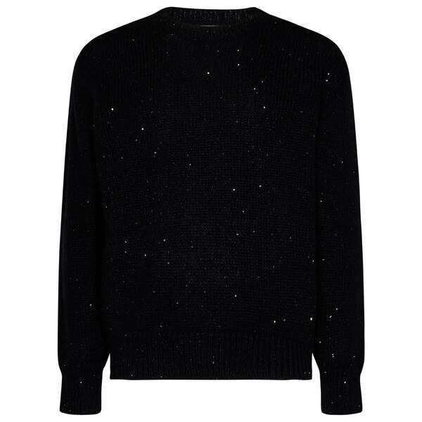 ラネウス メンズ ニット&セーター アウター Sweater BLACKの通販はau