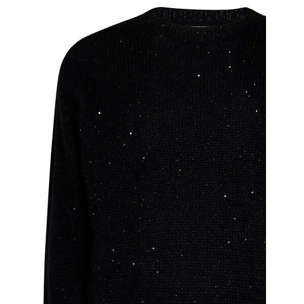 ラネウス メンズ ニット&セーター アウター Sweater BLACKの通販はau