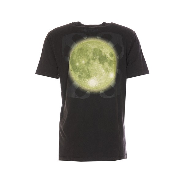 オフホワイト メンズ Tシャツ トップス Super Moon Arrow T-shirt