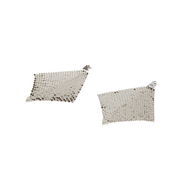 Paco Rabanne Diamond Pattern Perforated Earrings イヤリング-