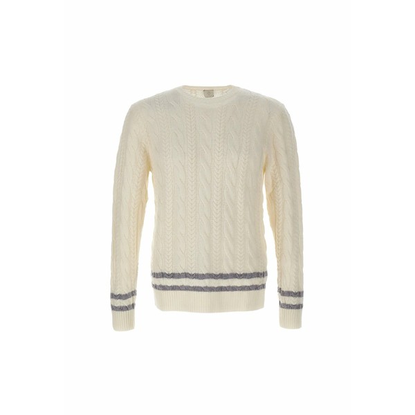 イレブンティ メンズ ニット&セーター アウター Wool Pullover WHITEの