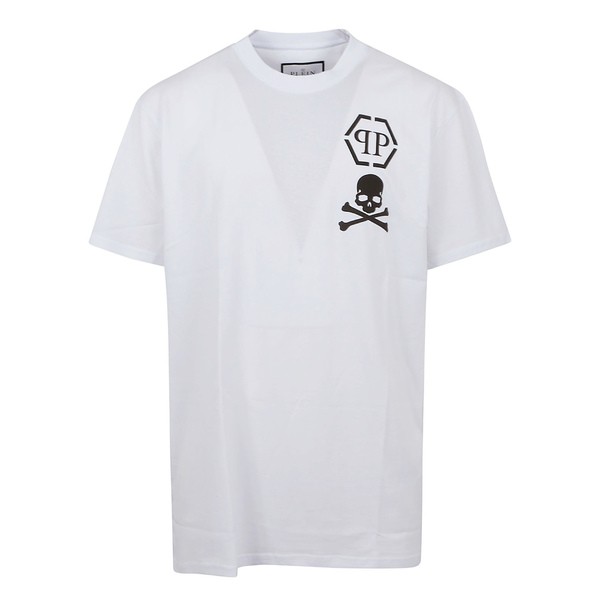 フィリッププレイン メンズ Tシャツ トップス T-shirt Round Neck Ss