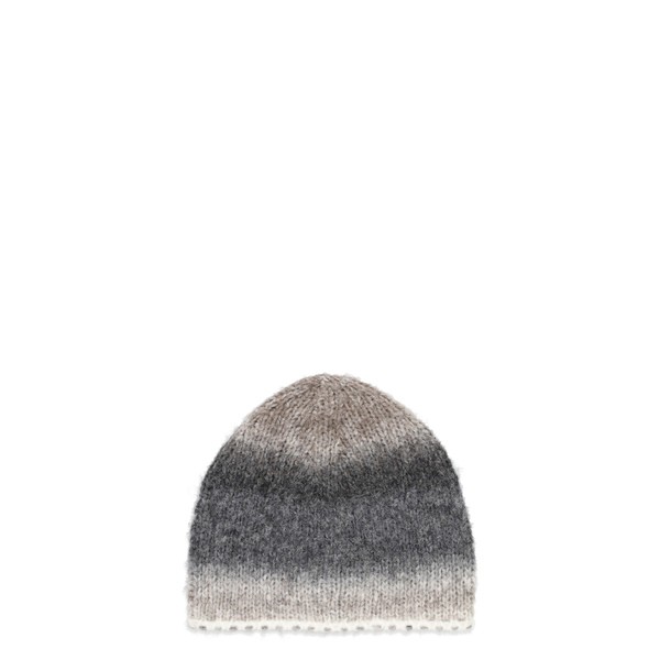 カングラ レディース 帽子 アクセサリー Wool And Alpaca Beanie Cap Grey