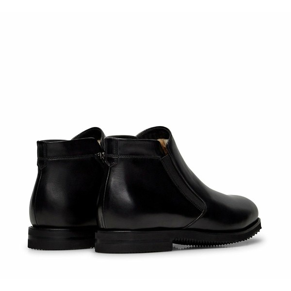 ファビ メンズ ブーツ シューズ Calfskin Ankle Boot NEROの通販はau