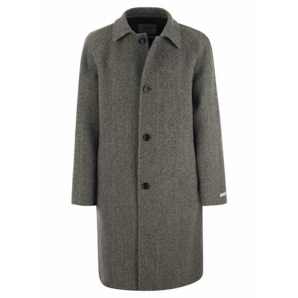 パート メンズ ジャケット＆ブルゾン アウター Wool Blend Coat Grey