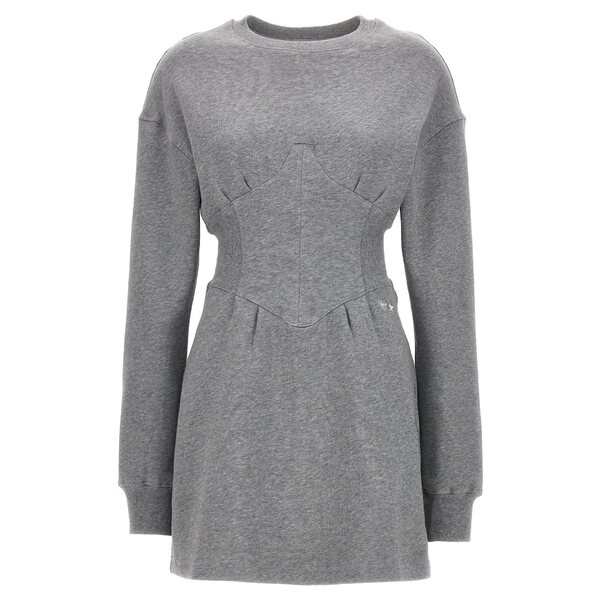 シアラフェラーニ レディース ワンピース トップス Sweatshirt Dress Gray