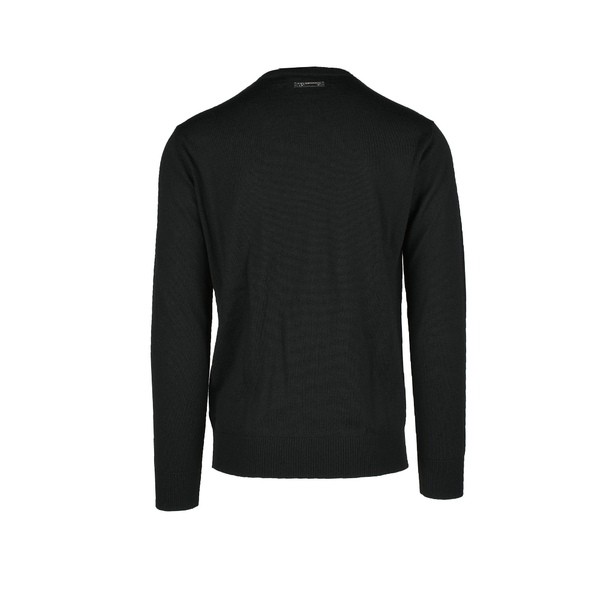 レゾム メンズ ニット&セーター アウター Men's Black Sweater Blackの