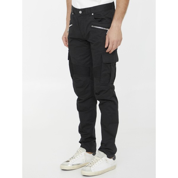 バルマン メンズ カジュアルパンツ ボトムス Cotton Cargo Pants Black