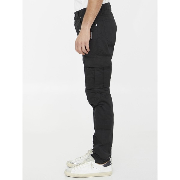 バルマン メンズ カジュアルパンツ ボトムス Cotton Cargo Pants Black