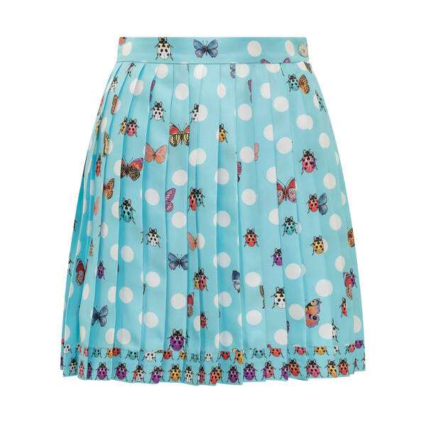 ヴェルサーチ レディース スカート ボトムス Mini Skirt AZZURRO