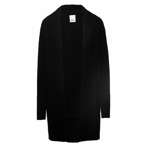 アリュード レディース ニット&セーター アウター Black Open Cardigan