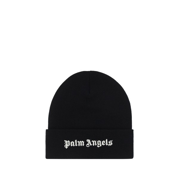 CLASSIC LOGO BEANIE in black - Palm Angels® Official