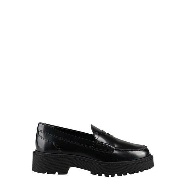 ホーガン レディース パンプス シューズ Classic Slip-on Loafers BLACK