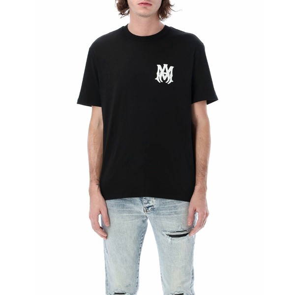 アミリ メンズ Tシャツ トップス Ma Core Logo T-shirt BLACKの通販は