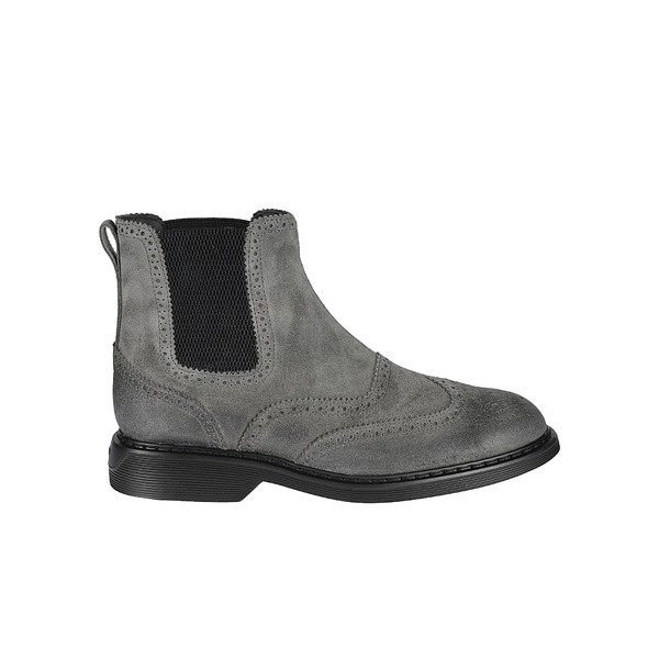 ホーガン メンズ ブーツ シューズ H576 Chelsea Ankle Boots Grafite