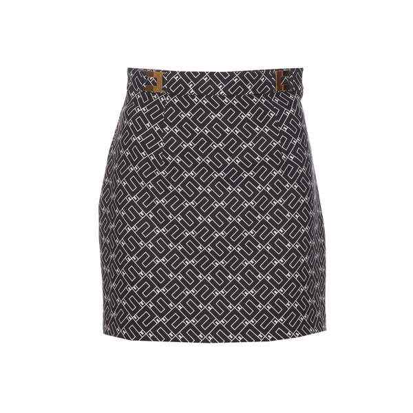 エリザベスフランキ レディース スカート ボトムス Mini Skirt Blackの