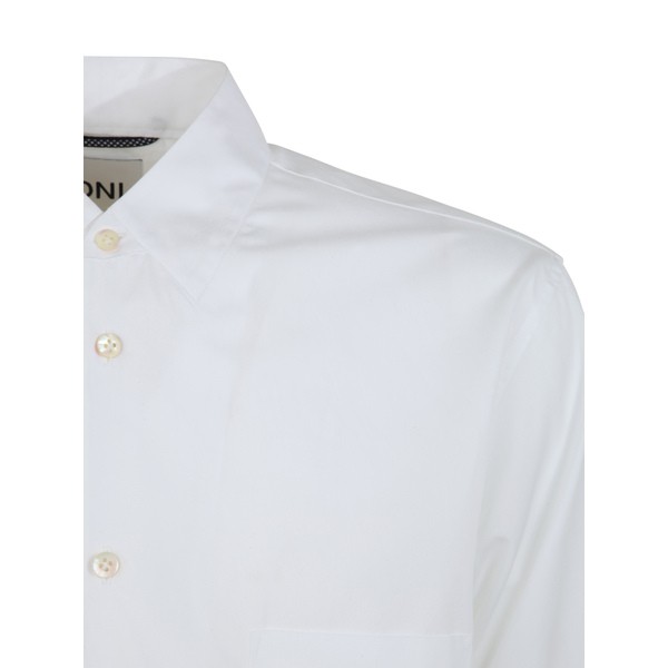 ディーエヌエル メンズ シャツ トップス Cotton Shirt Whiteの通販はau