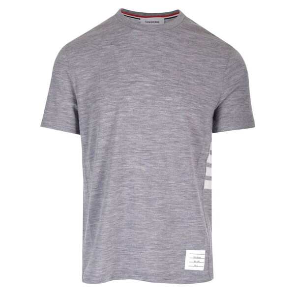 トムブラウン メンズ Tシャツ トップス Grey 4bar T-shirt Grey