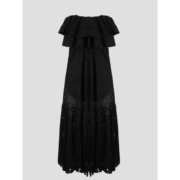 チャロルイズ レディース ワンピース トップス Isabella Long Dress Black