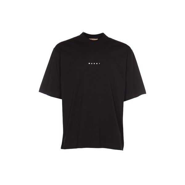 マルニ メンズ Tシャツ トップス Regular Logo T-shirt Blue Black