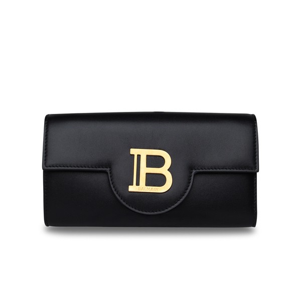 バルマン レディース 財布 アクセサリー B-buzz Black Leather Wallet