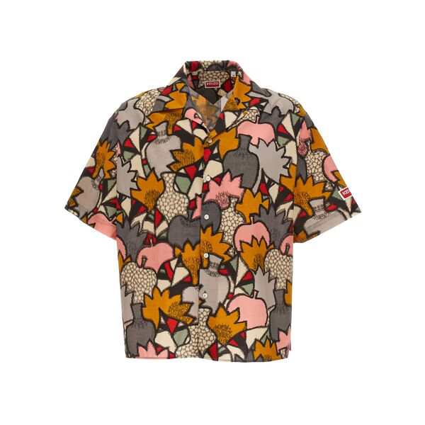 ケンゾー メンズ シャツ トップス Kimono Kenzo Camo Shirt Multicolor