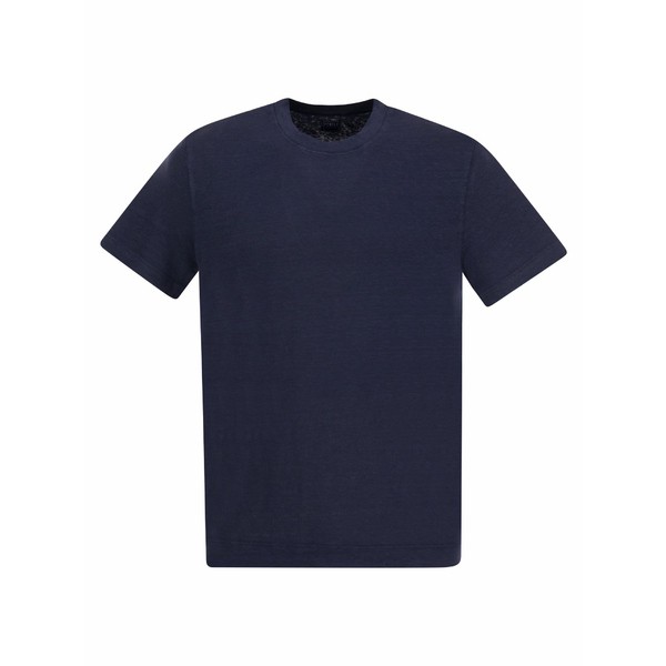 フェデーリ メンズ Tシャツ トップス Exreme Linen Flex T-shirt Blue