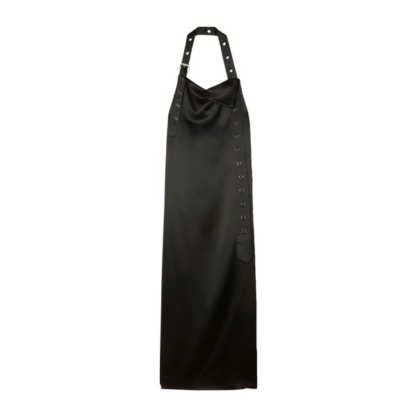 オフホワイト レディース ワンピース トップス Satin Belt Long Dress Black No Color Black 251,988円