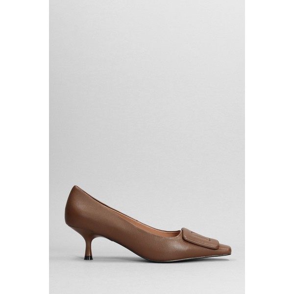 ビビロウ レディース ヒール シューズ Pumps In Brown Leather brown