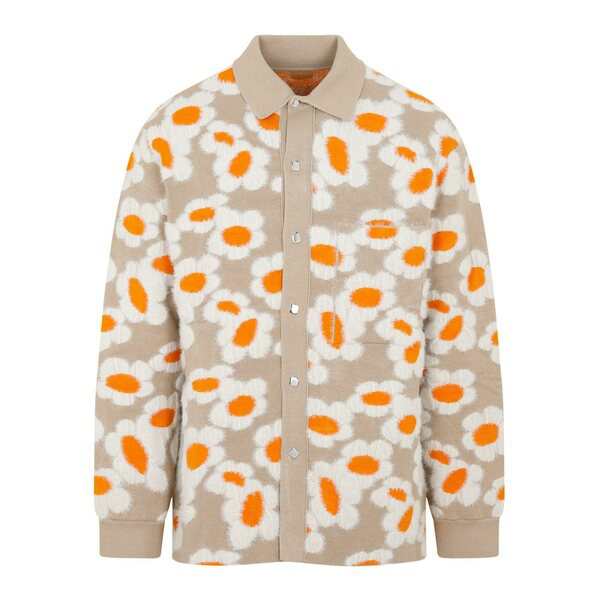 ジャクエムス メンズ シャツ トップス Floral Patterned Long-sleeved