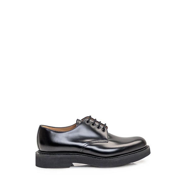 チャーチ メンズ スリッポン・ローファー シューズ Lymm Lace-up BLACK