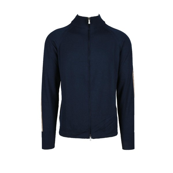 イレブンティ メンズ ニット&セーター アウター Men's Blue Cardigan