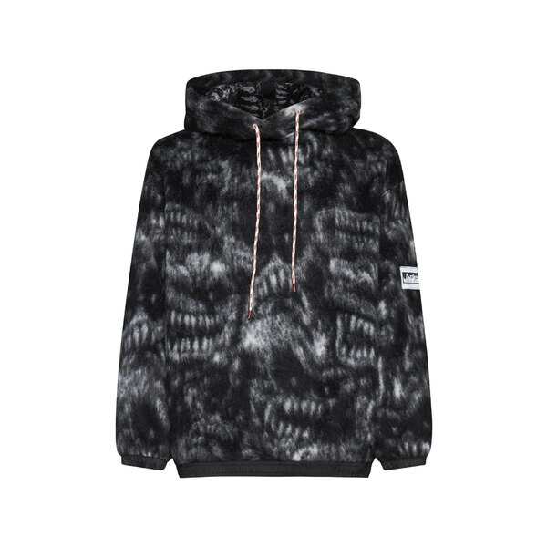 アリーズ メンズ パーカー・スウェットシャツ アウター Fleece Black