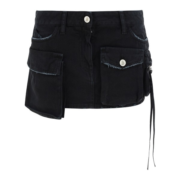 ジ アティコ レディース スカート ボトムス Fay Mini Skirt Black