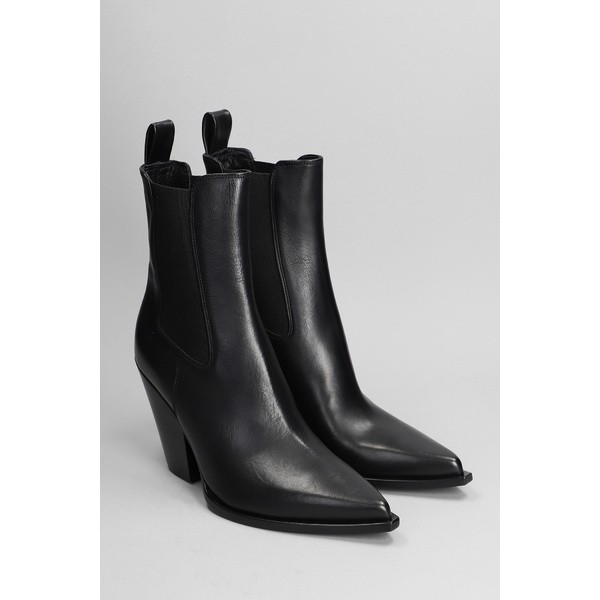 エレナイアチ レディース ブーツ シューズ Texan Ankle Boots In Black