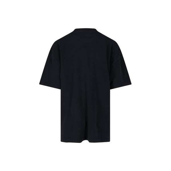 ヴェルサーチ レディース Tシャツ トップス T-Shirt Blackの通販はau