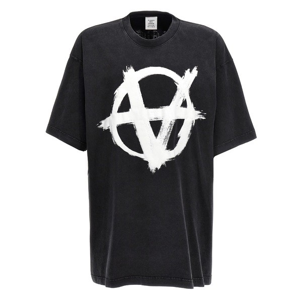 ヴェトモン レディース Tシャツ トップス Reverse Anarchy T-shirt