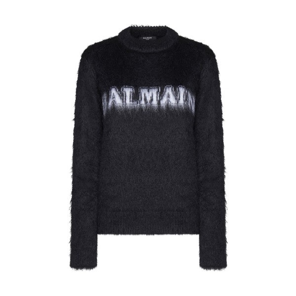 バルマン レディース ニット&セーター アウター Sweater Noir blancの