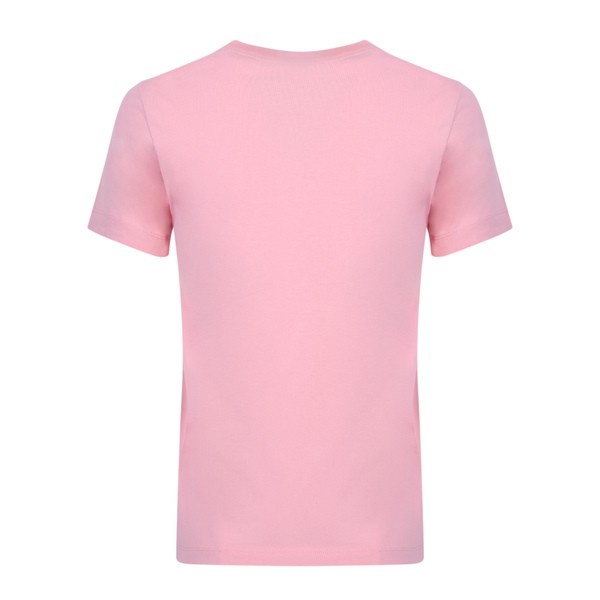 ケンゾー レディース Tシャツ トップス Logo-embroidered Pink T-shirt