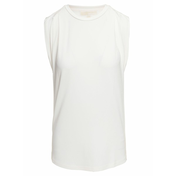 マイケルコース レディース カットソー トップス Sleeveless Top White