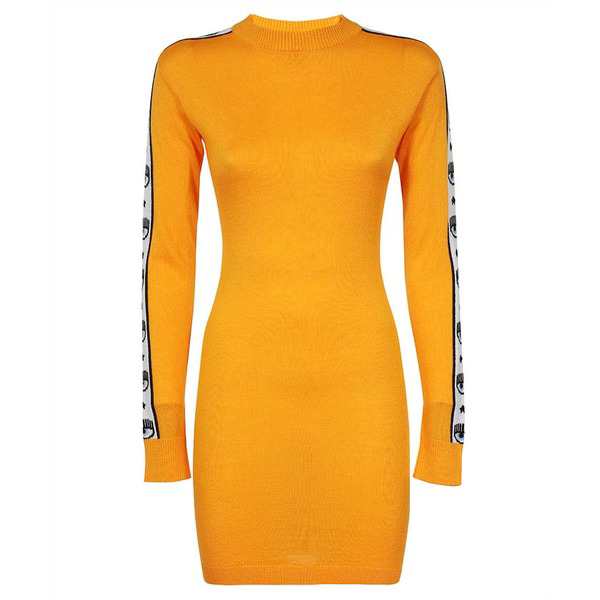 シアラフェラーニ レディース ワンピース トップス Mini Dress Orange