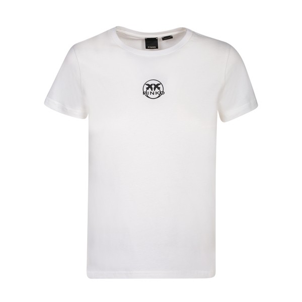 ピンコ レディース Tシャツ トップス T-shirts White-