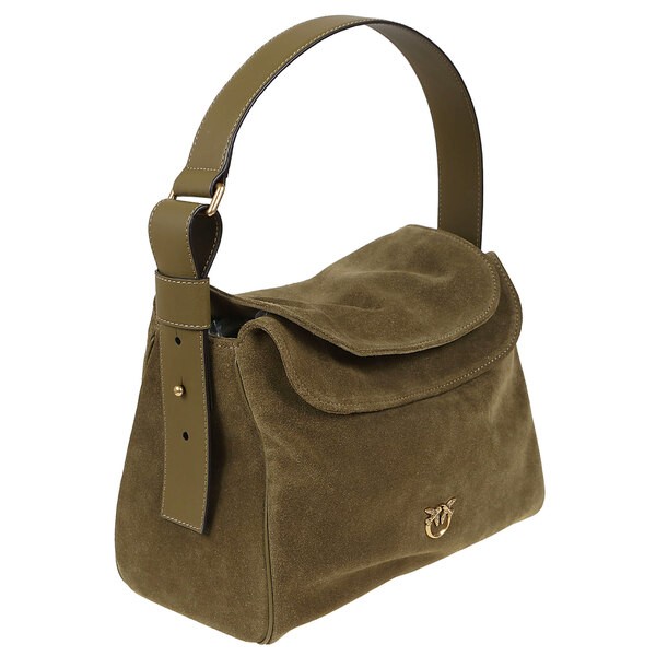 ピンコ レディース トートバッグ バッグ Leaf Hobo Classic Suede Q