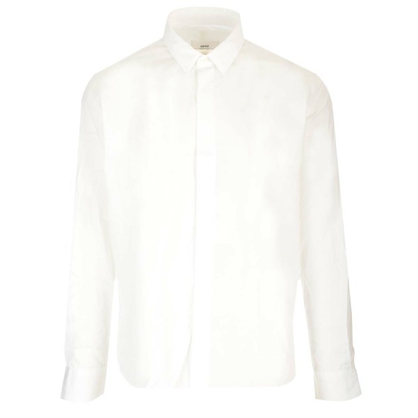 アミ アレクサンドル マテュッシ メンズ シャツ トップス White Cotton