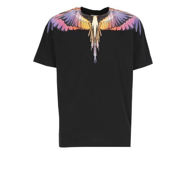 マルセロバーロン メンズ Tシャツ トップス Icon Wings T-shirt Black