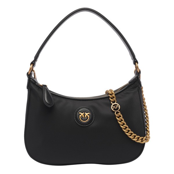 ピンコ レディース トートバッグ バッグ Half Moon Mini Bag BLACK-