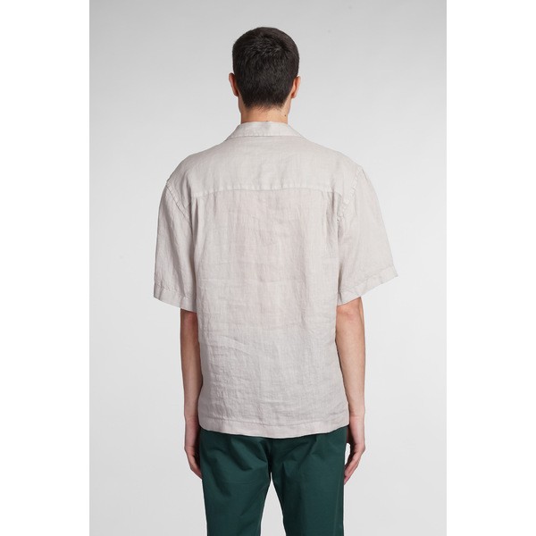 Beige Linen Bayside Shirt