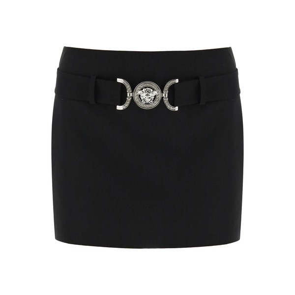 ヴェルサーチ レディース スカート ボトムス Medusa Buckle Mini Skirt