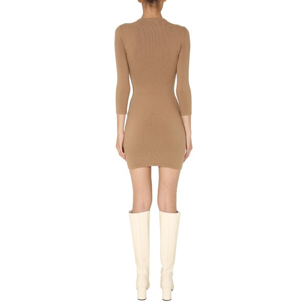 Cute Beige Sweater Dress - Two-Piece Dress - Long Sleeve Dress - Lulus